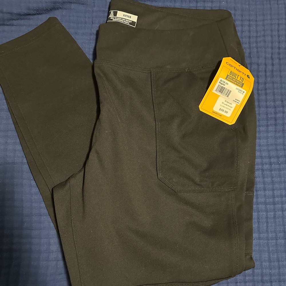 NWT CARHARTT BLACK UTILITY LEGGINGS SZ XL